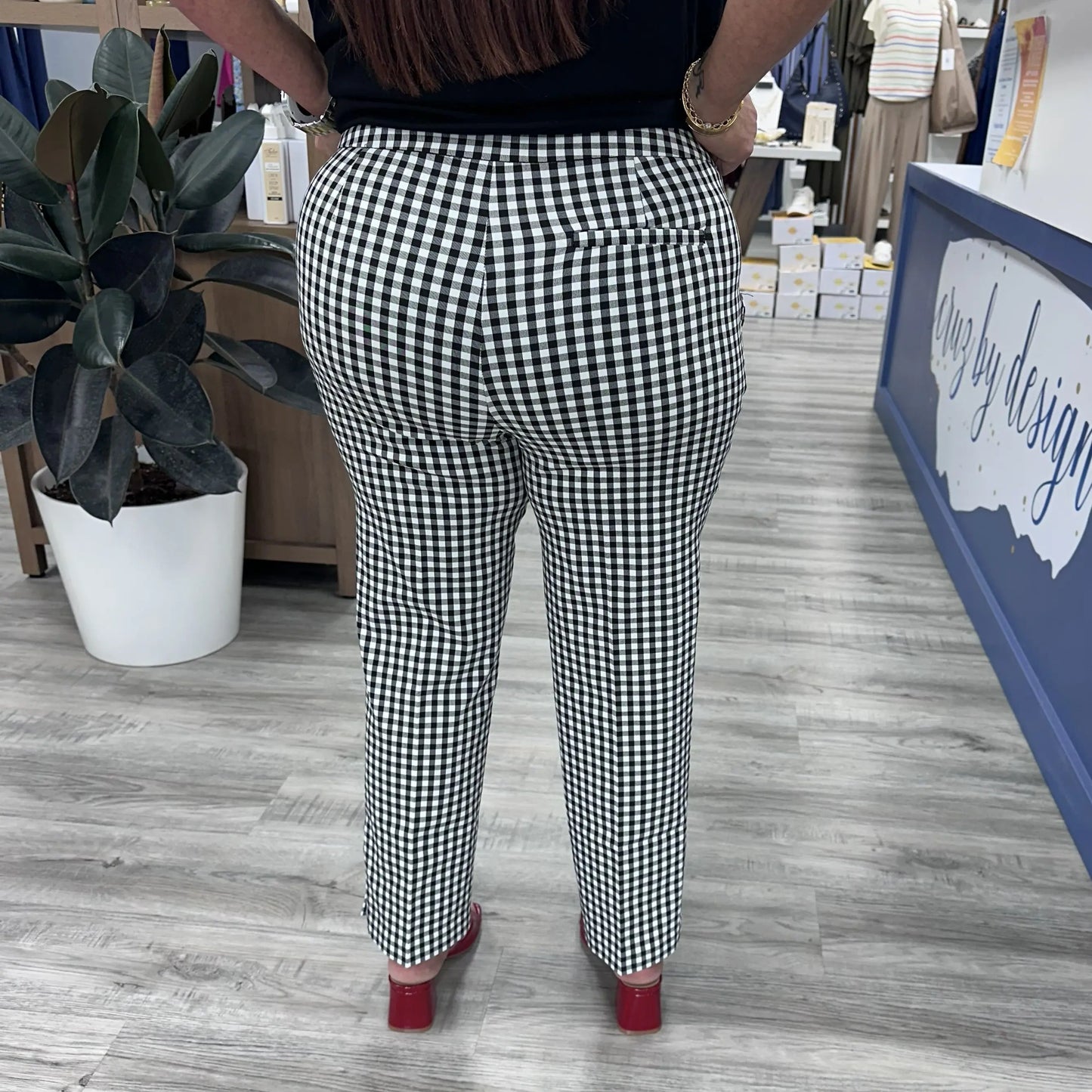 Laura Check Crop Pants Tribal