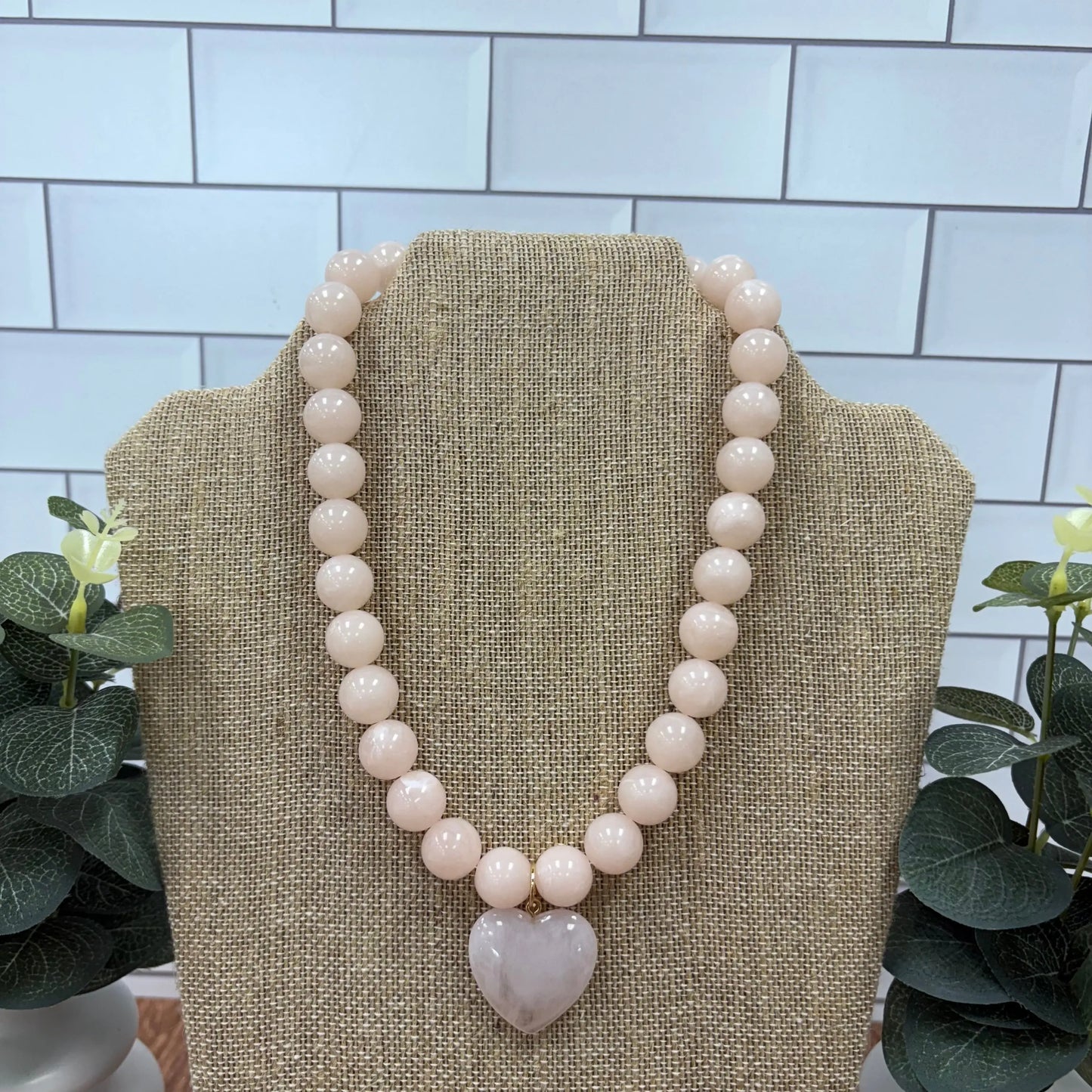 Pink Haven Heart Necklace What's Hot