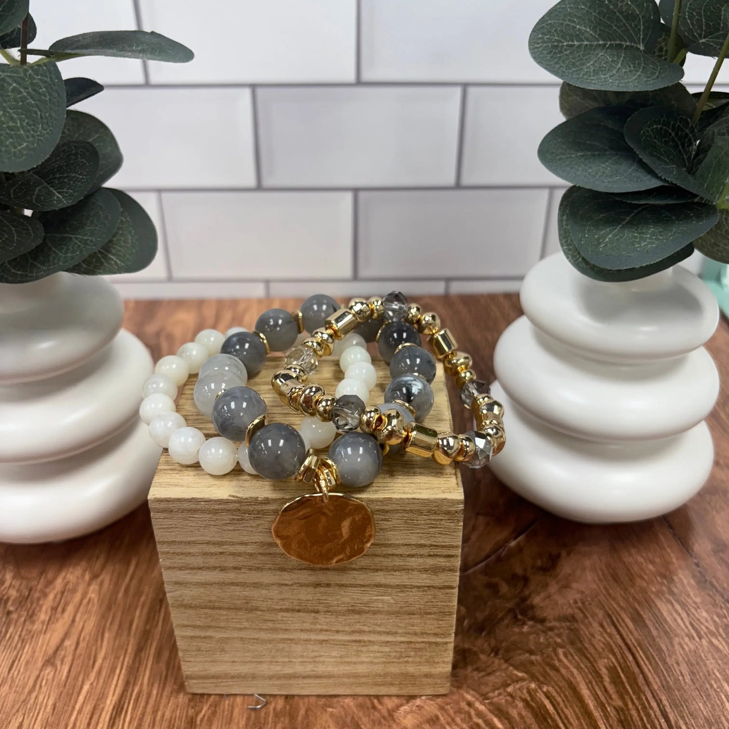 Cloud Nine Coin Bracelet Set (Set of 3) What's Hot