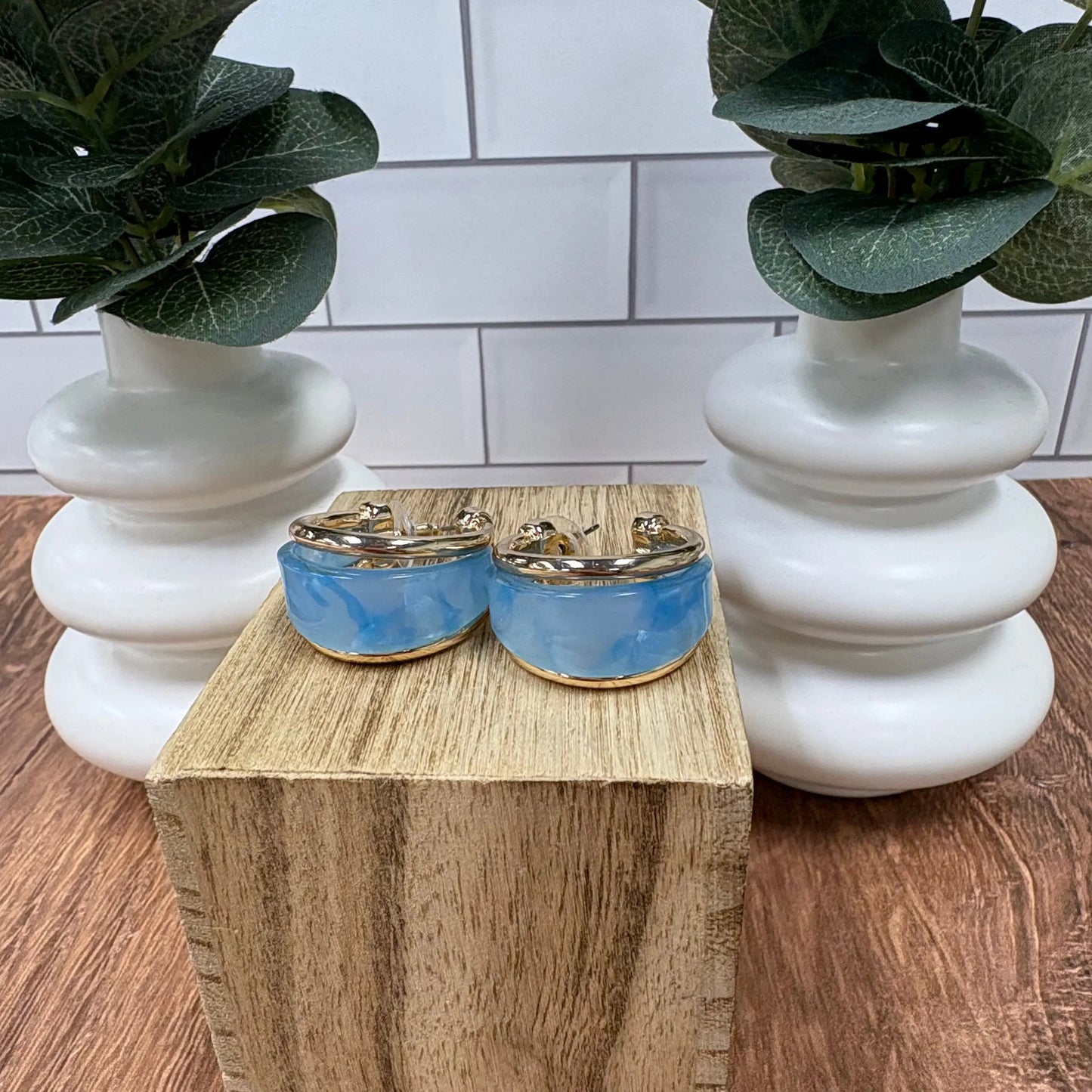 Coastal Glow Hoop Earrings What's Hot