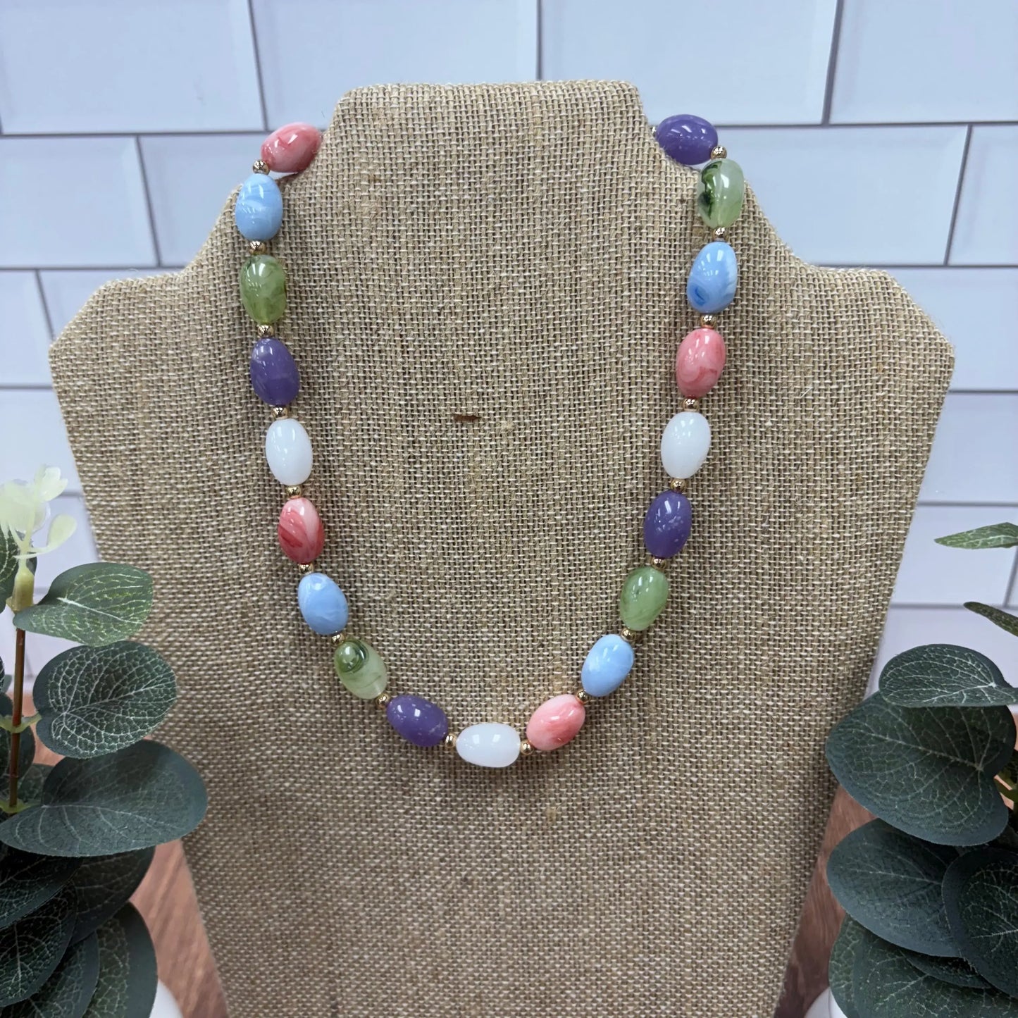 WR Coastal Confetti Beaded Necklace What's Hot