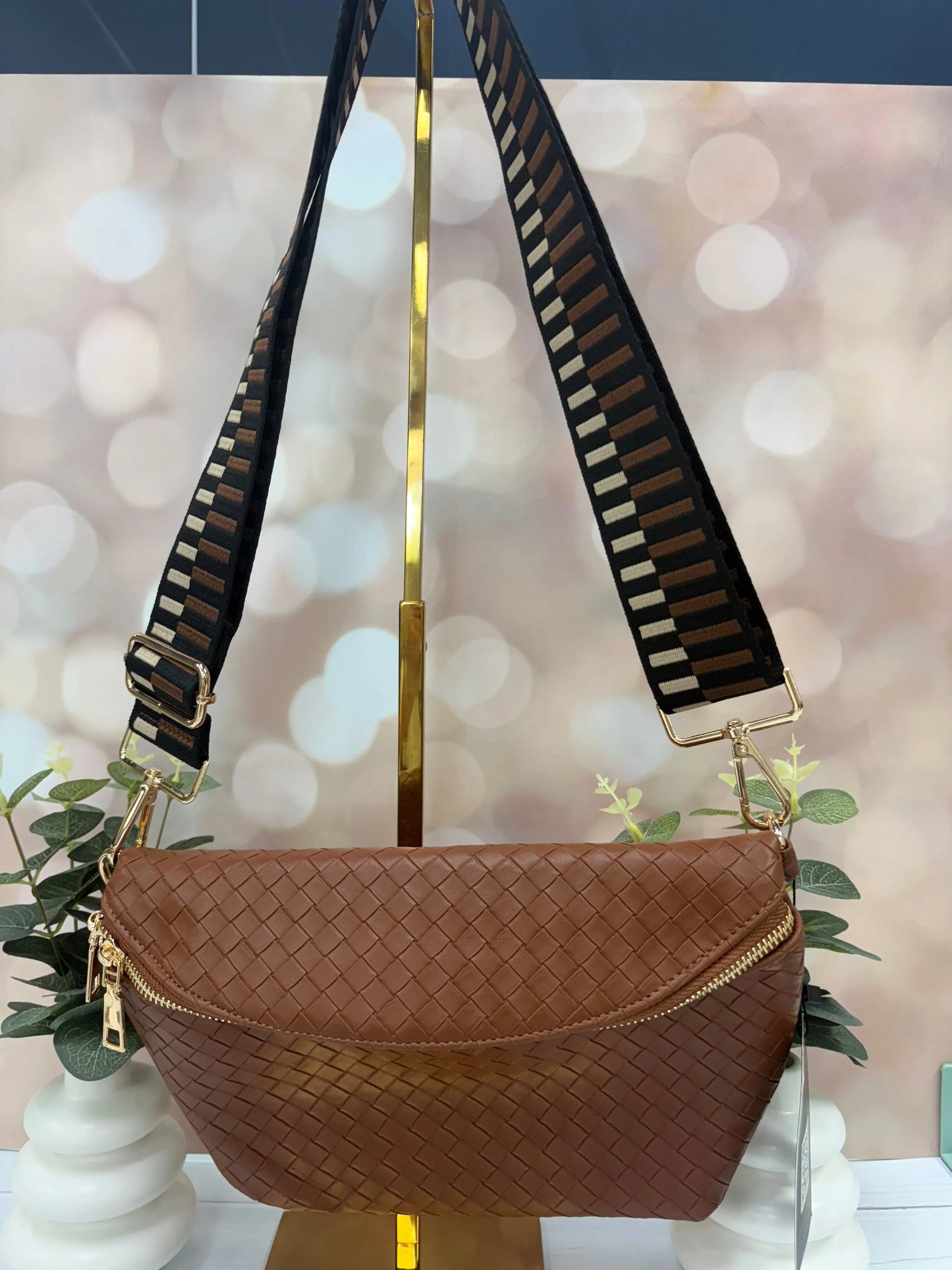 Rory Crisscross Oversized Belt Bag Modern + Chic