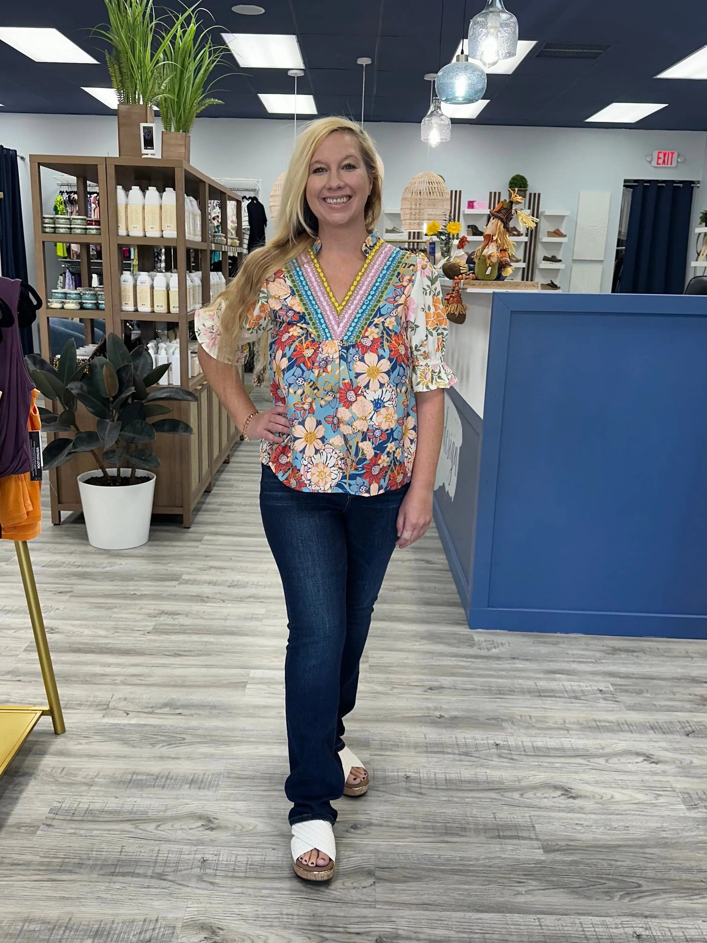 Marigold Meadow Top FashionWorks