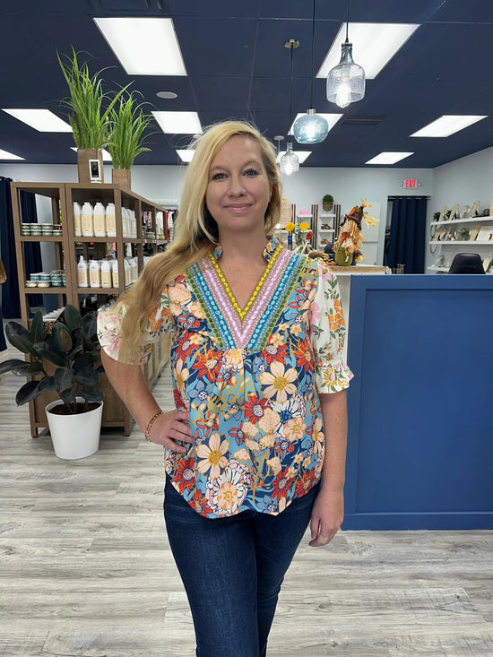 Marigold Meadow Top FashionWorks