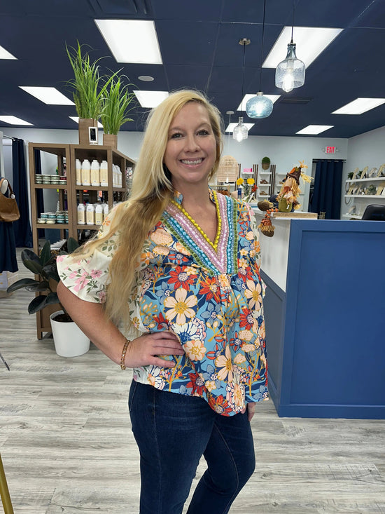 Marigold Meadow Top FashionWorks