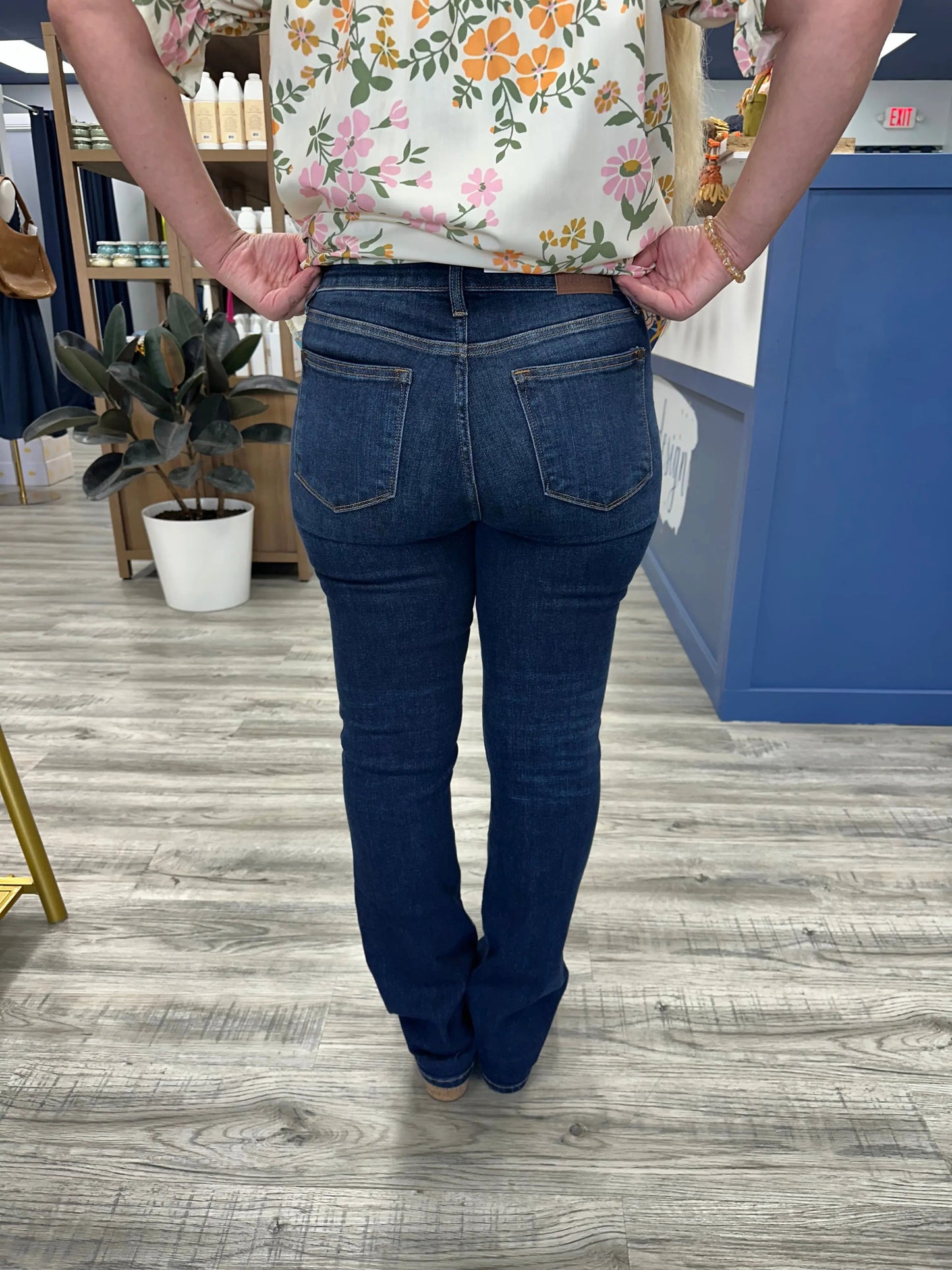 Carolyn Dark Wash Bootcut Judy Blue