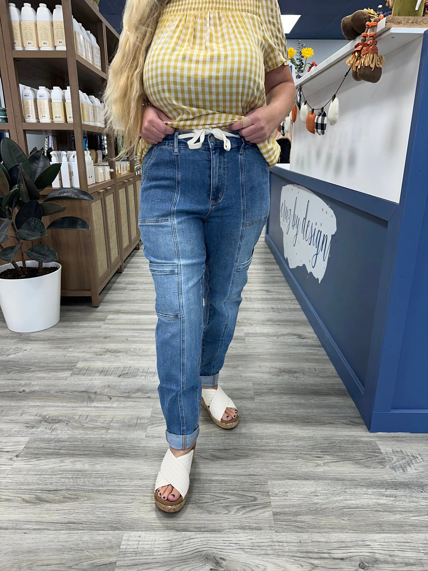 Blakely Cuffed Cargo Jogger Judy Blue