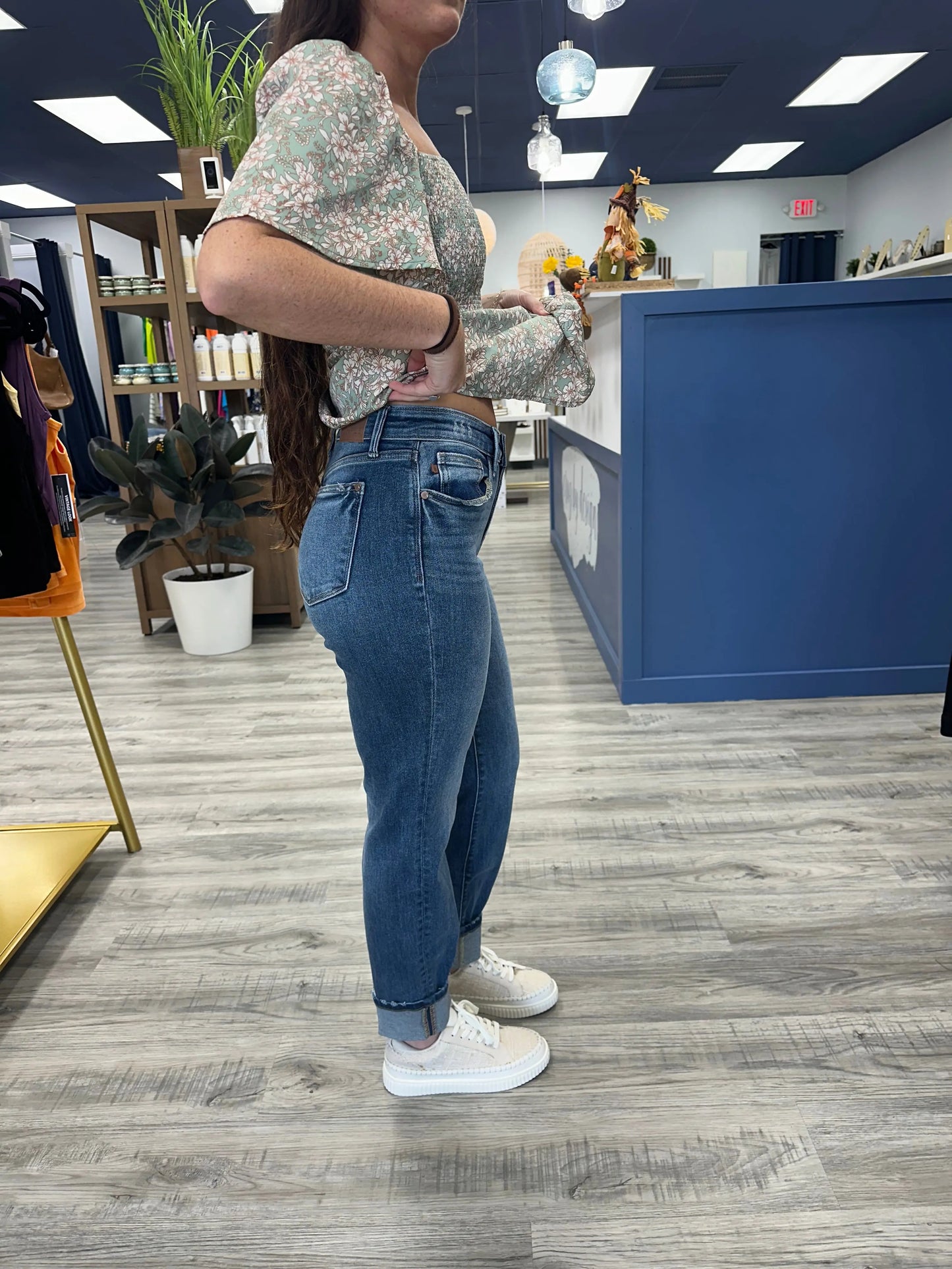 Parker MR Vintage Wash Boyfriend w/ Cuff Judy Blue