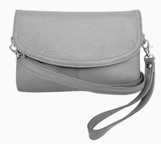 Leather Crossbody Clutch Roma Leathers