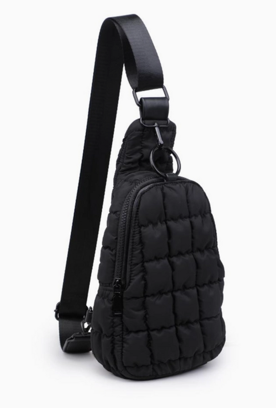 Bristol Quilted Nylon Sling Backpack Urban Expressions