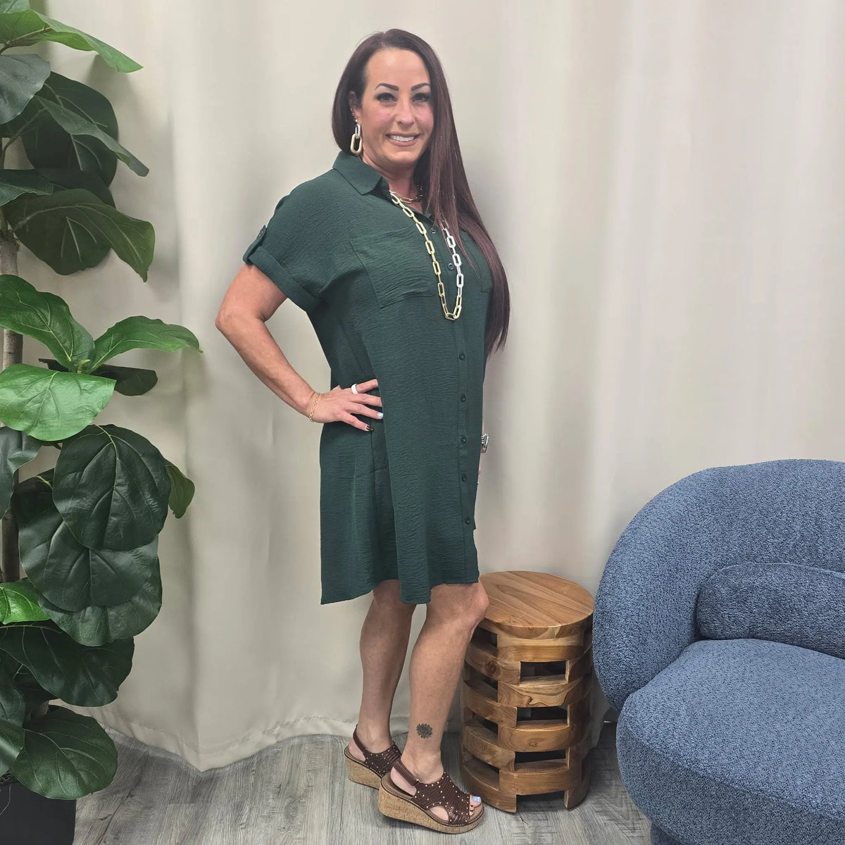 Esme Shirt Dress She+Sky