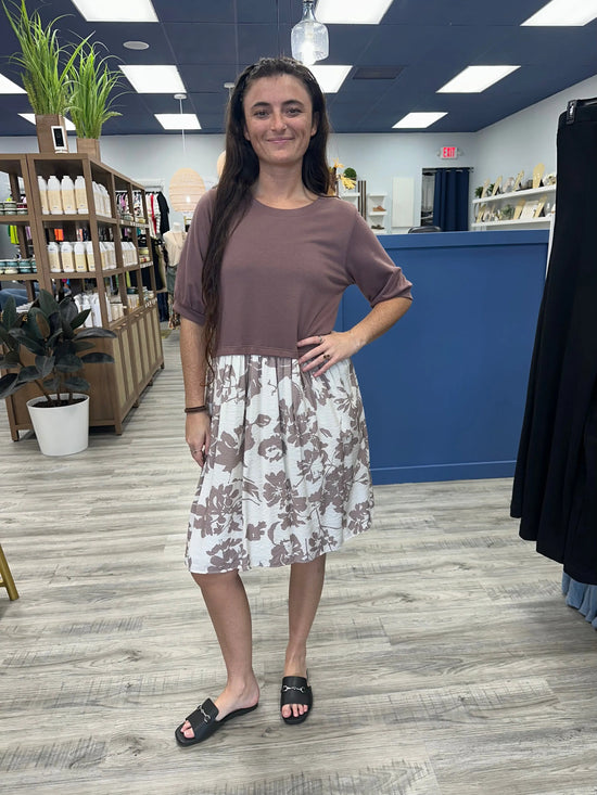 Eloise Midi Dress with Pleated Skirt Les Amis