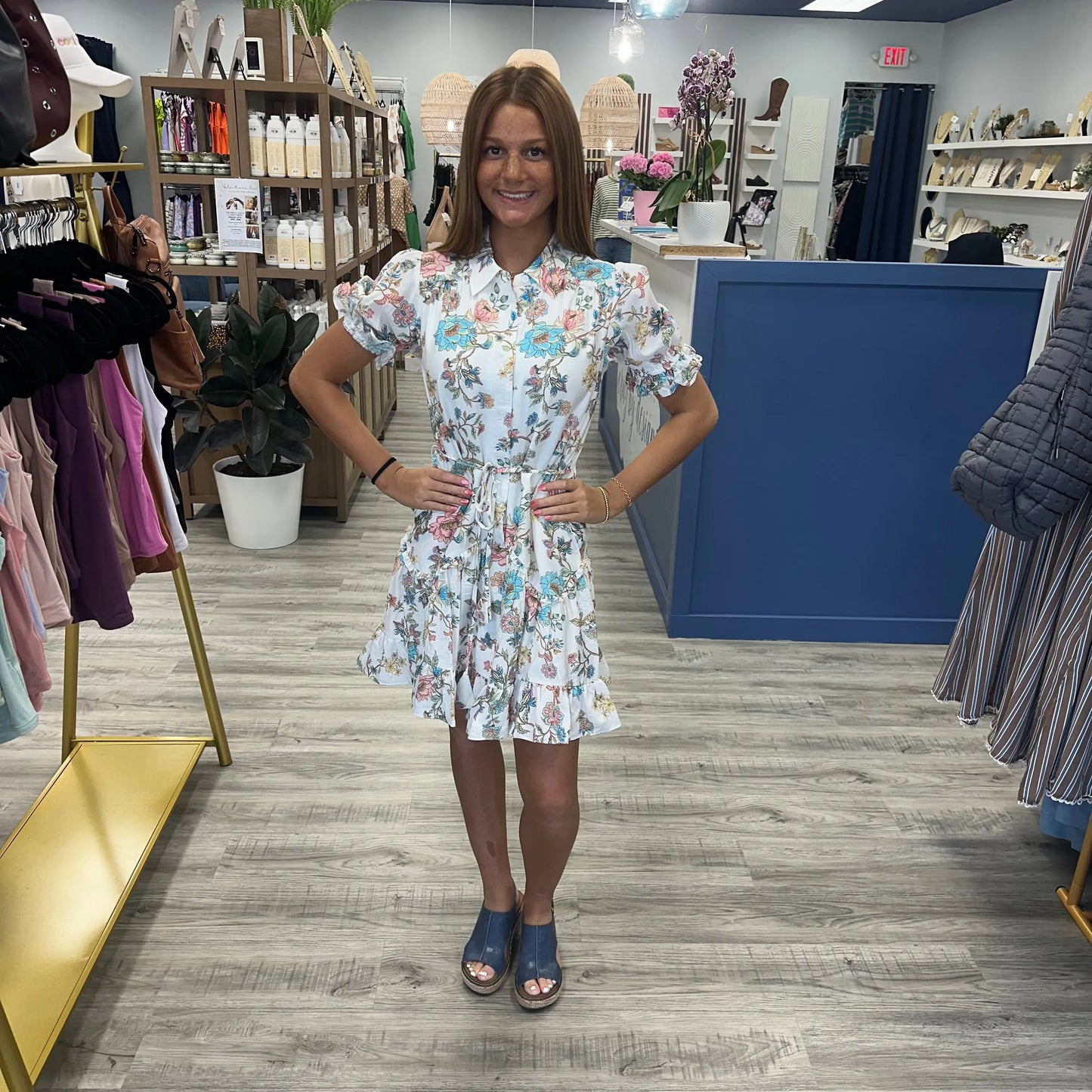 Juliette Floral Dress current air