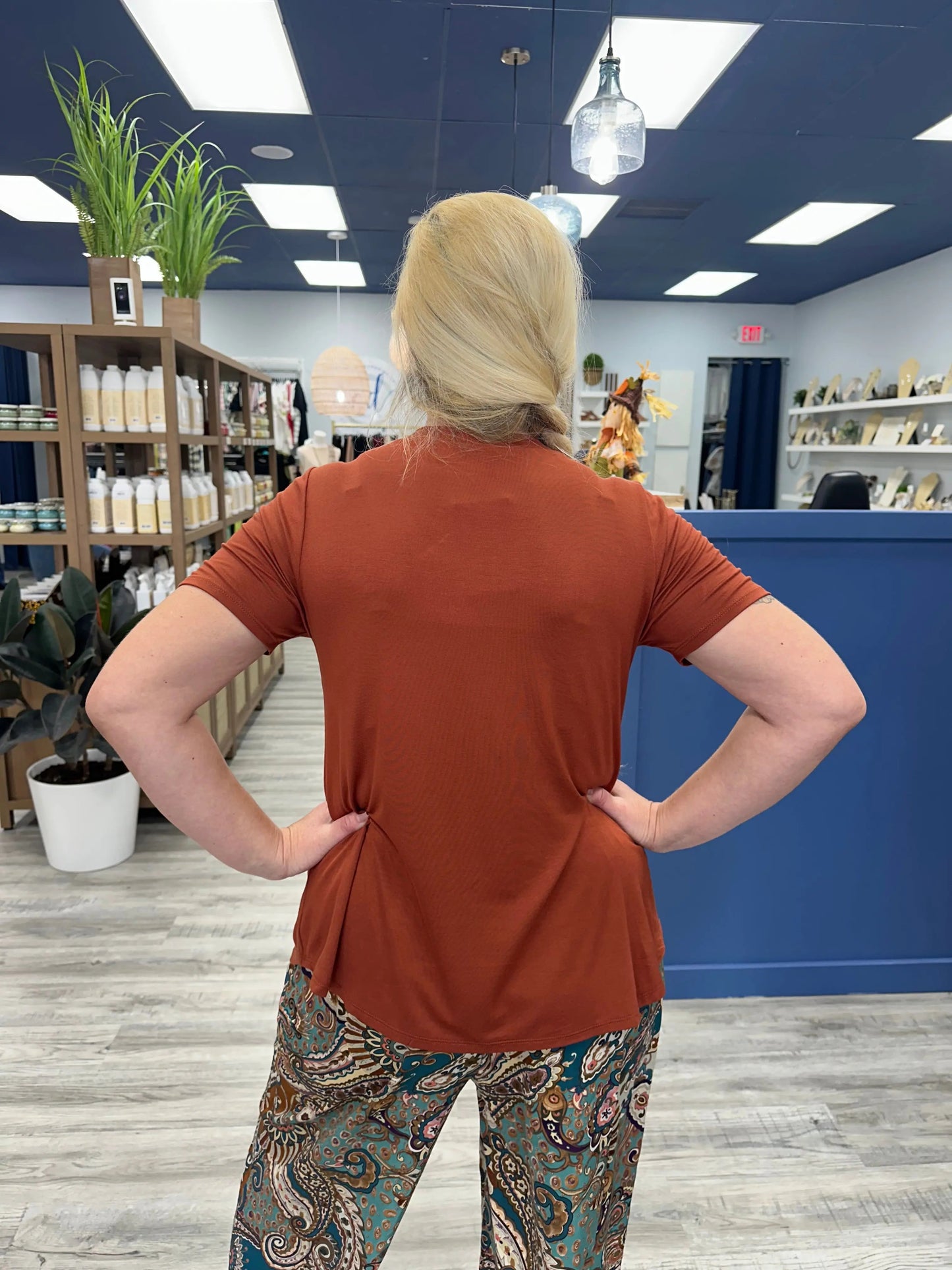 Raya Rust Bamboo Tee mittoshop