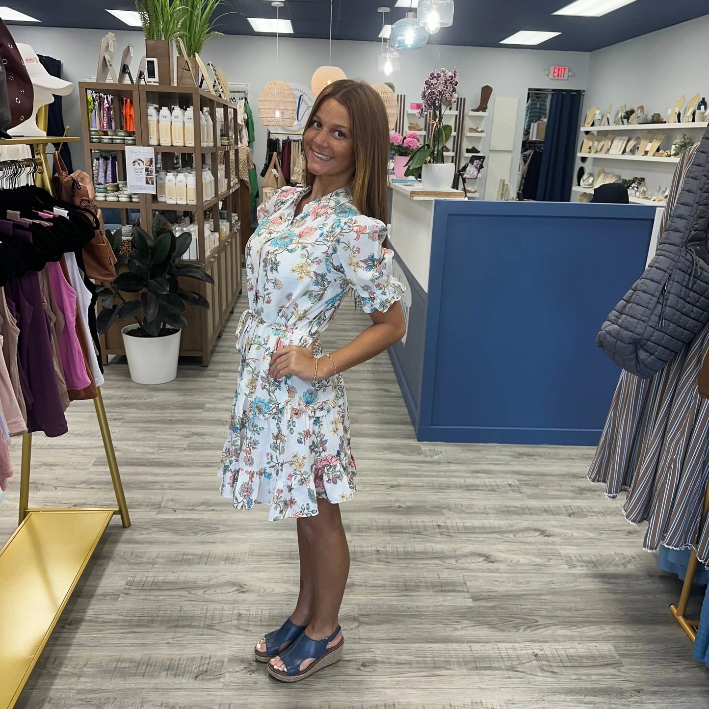 Juliette Floral Dress current air