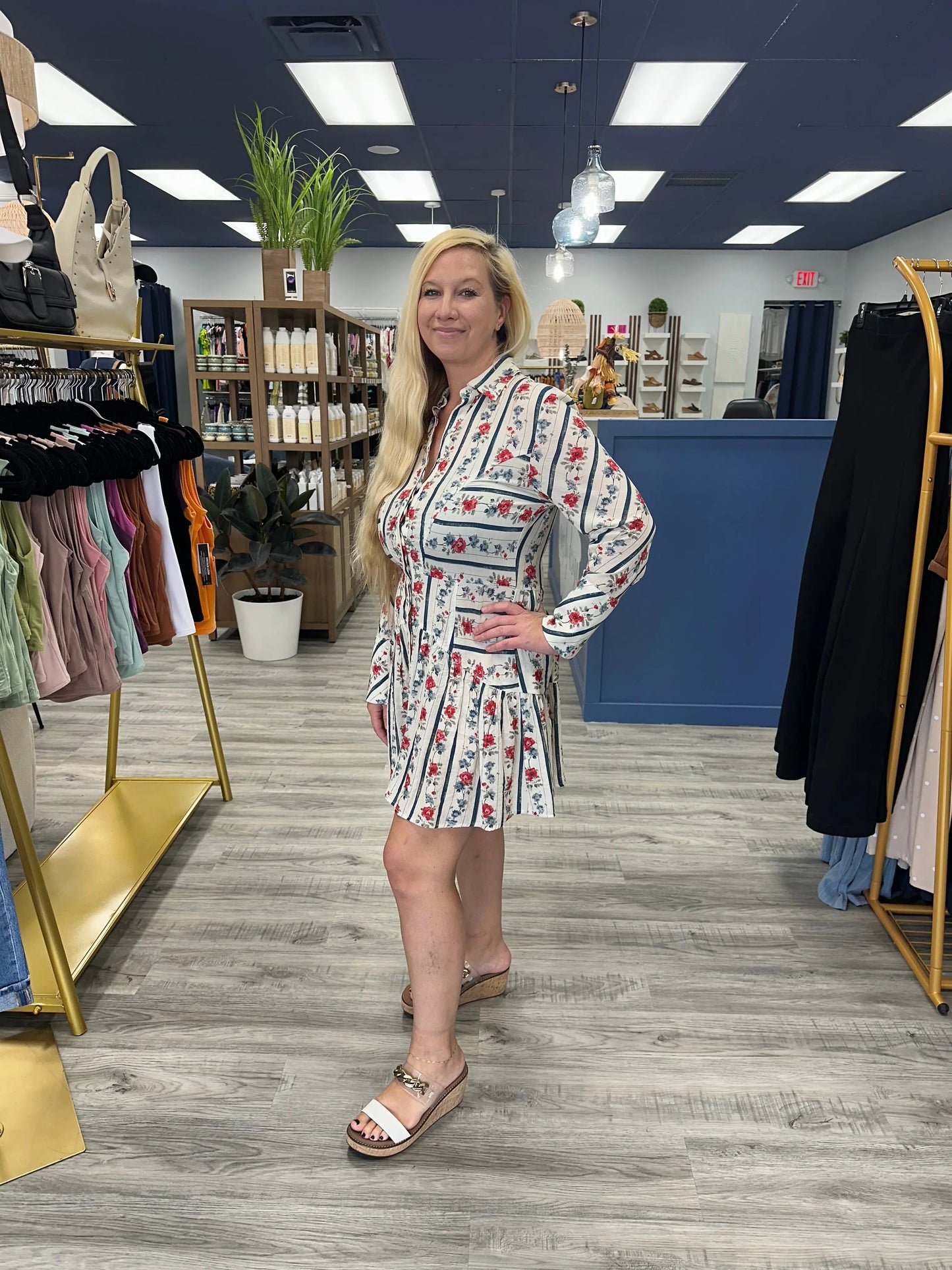 The Poppy Bloom Dress THML