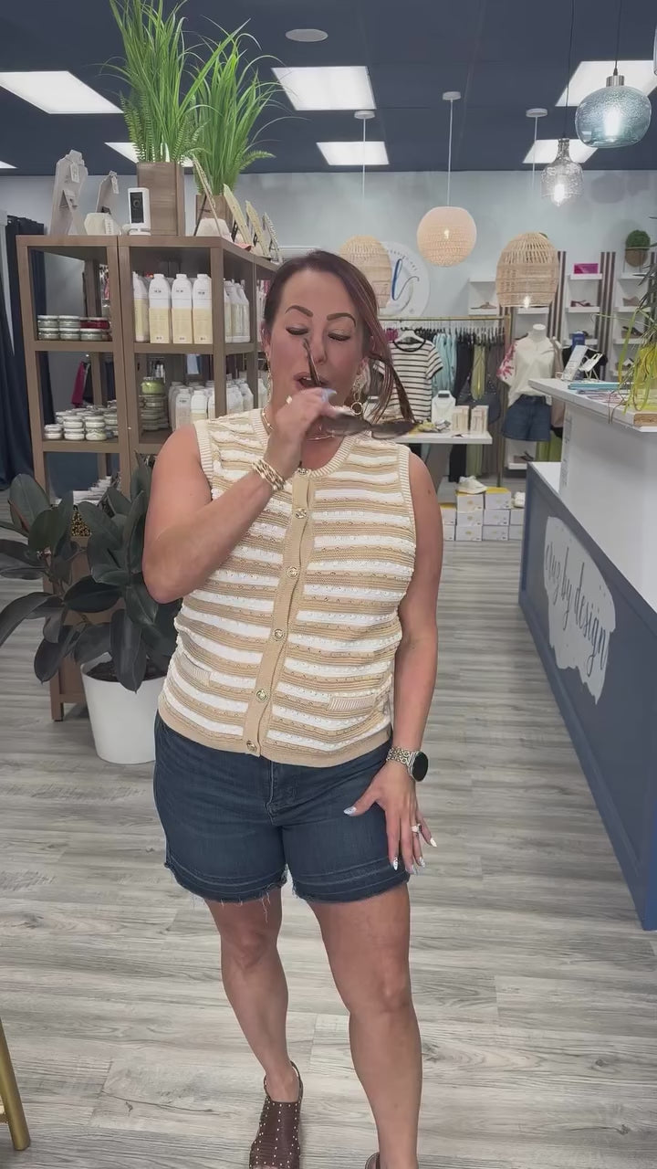 Camden Stripe Vest