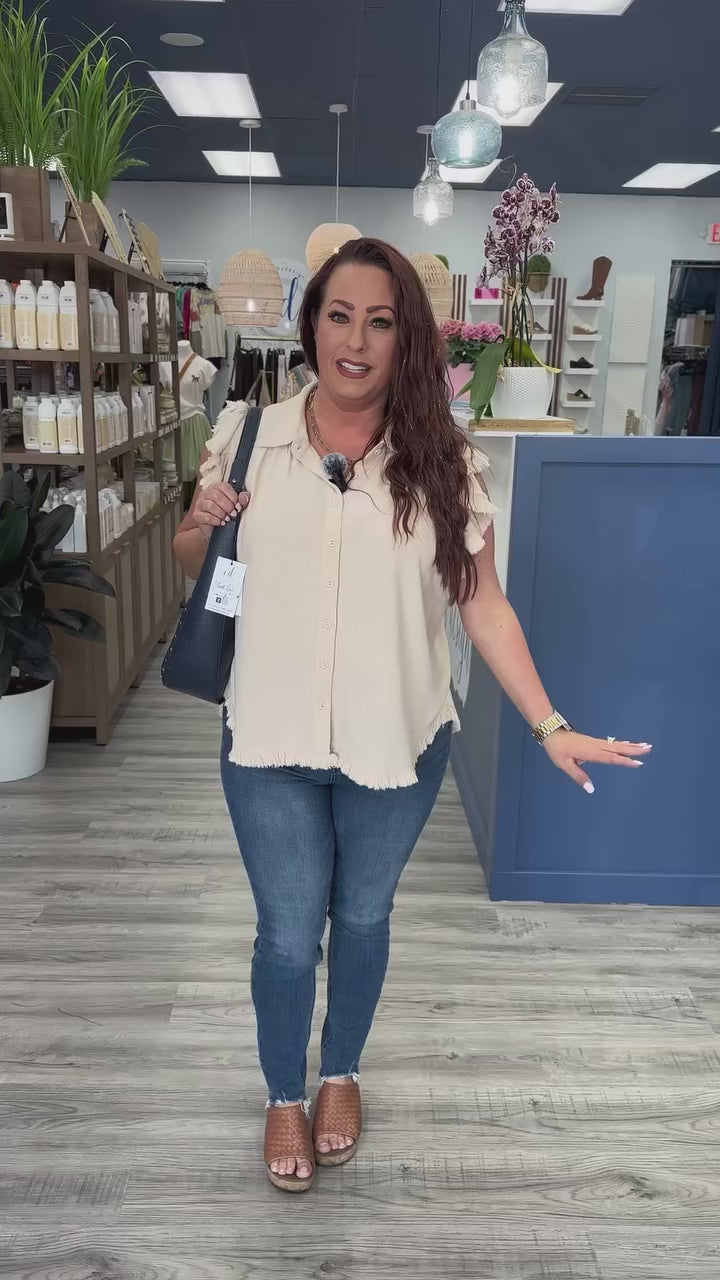 Load and play video in Gallery viewer, Desert Dune Blouse CLEARANCE NO RETURNS
