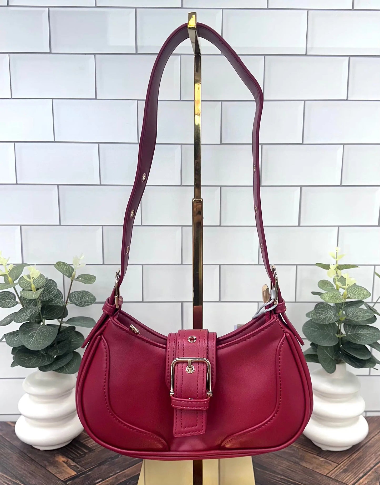 Scarlet Buckle Baguette Mimi Wholesale