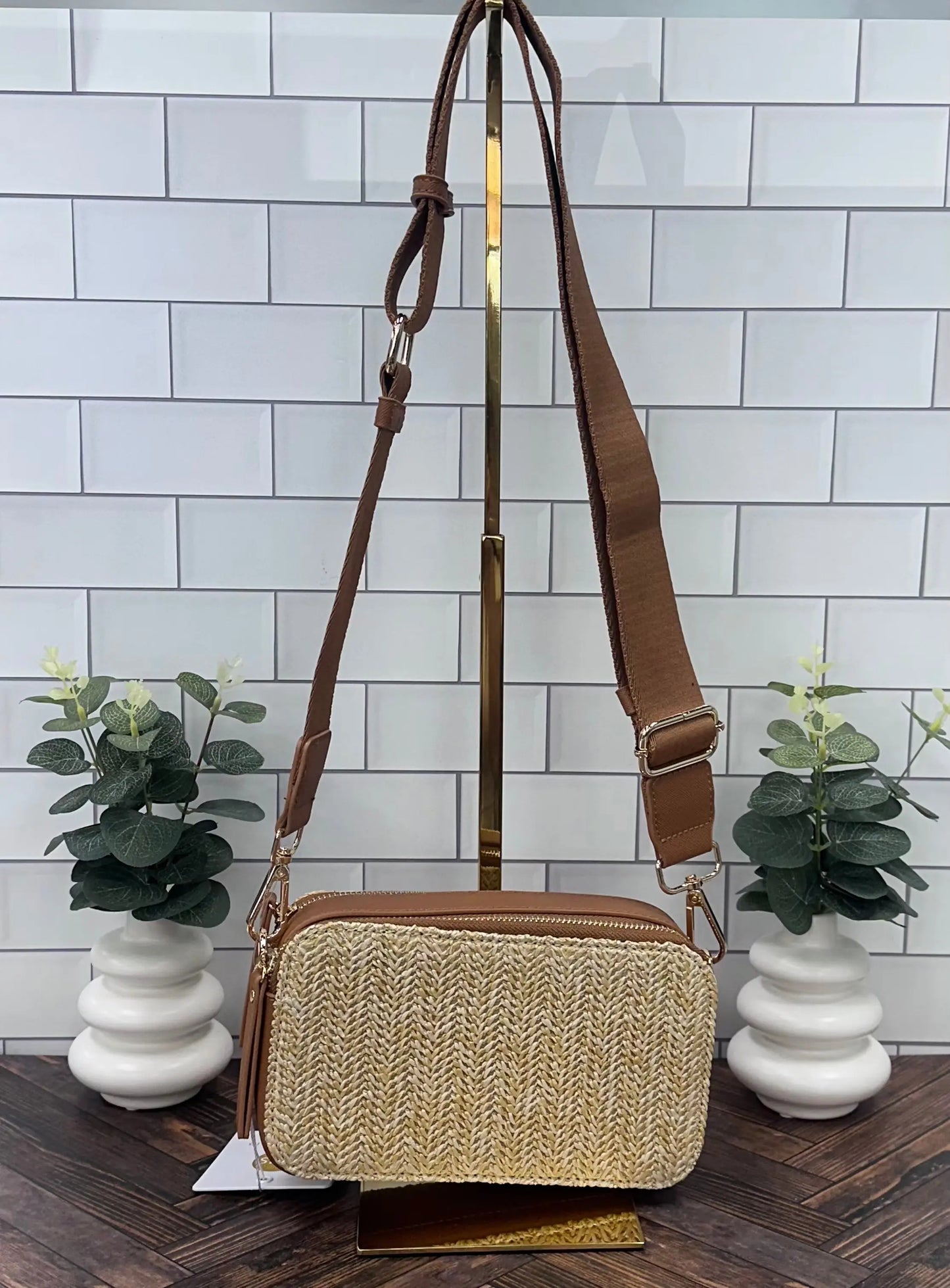 Helena Straw Crossbody Bag Mimi Wholesale