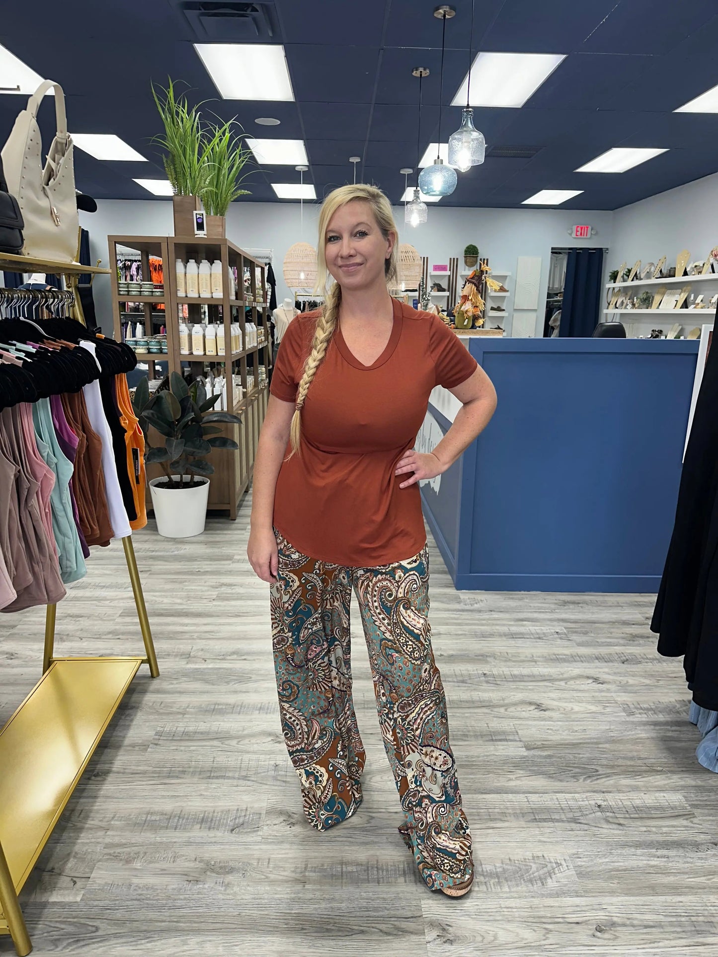 Raya Rust Bamboo Tee mittoshop