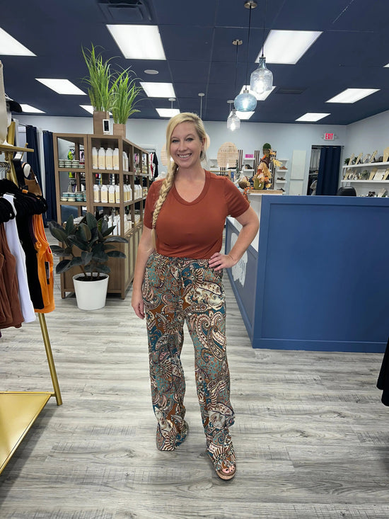 Raya Rust Bamboo Tee mittoshop