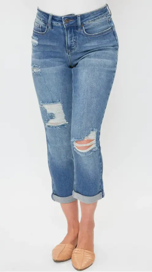 Slim best sale cuffed jeans