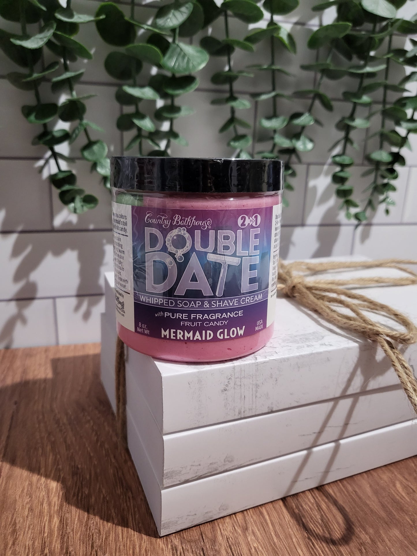 Double Date Whipped Soap & Shave Cream - Mermaid Glow