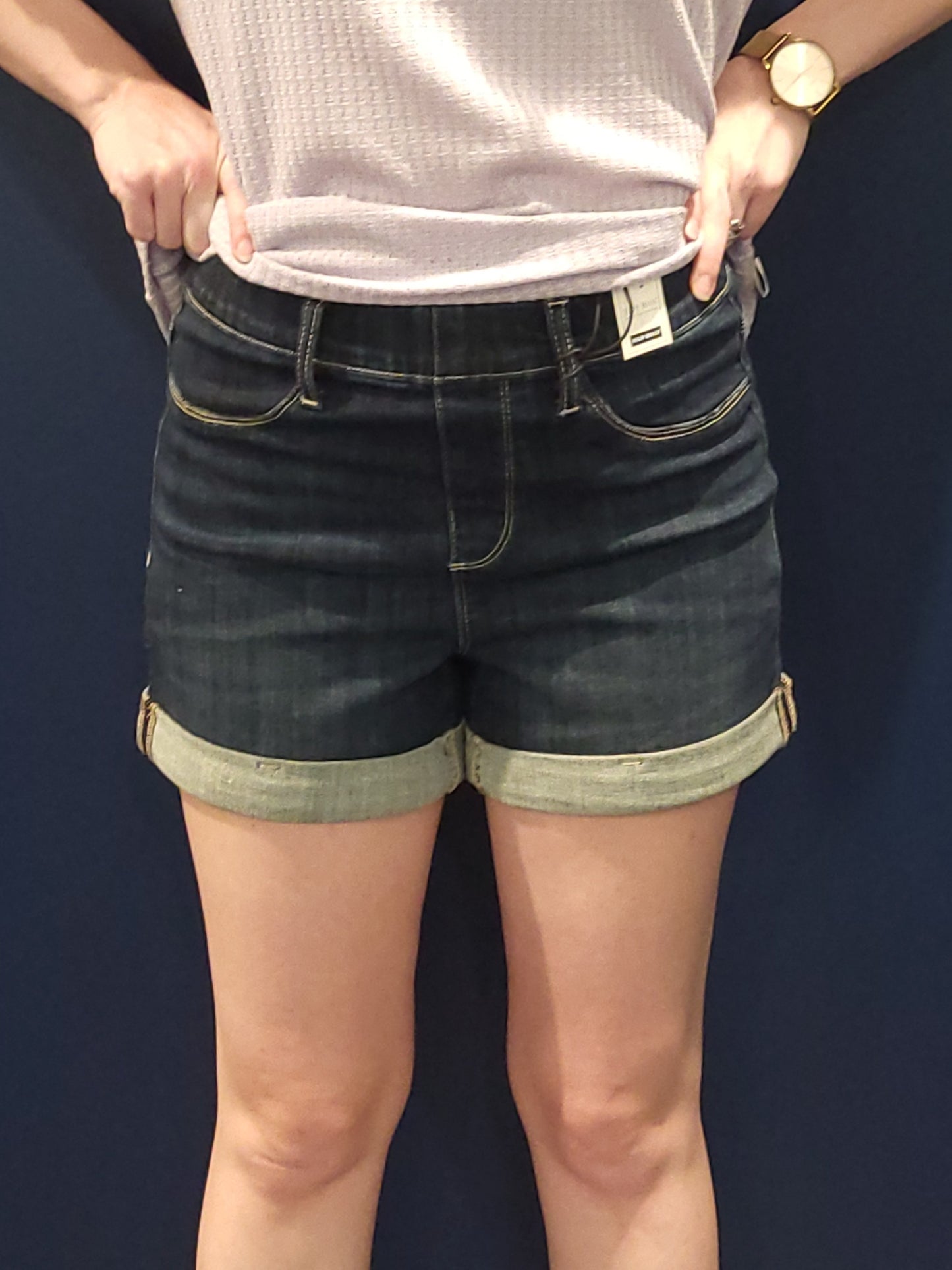 Judy Blue High Waisted Pull On Shorts