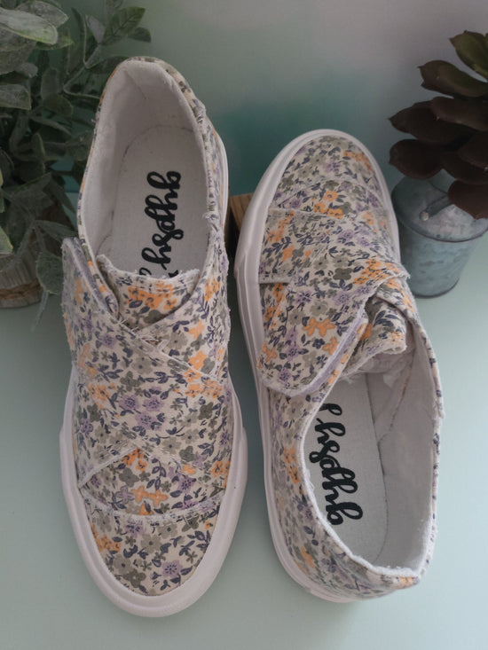 Floral Slip On Shoes