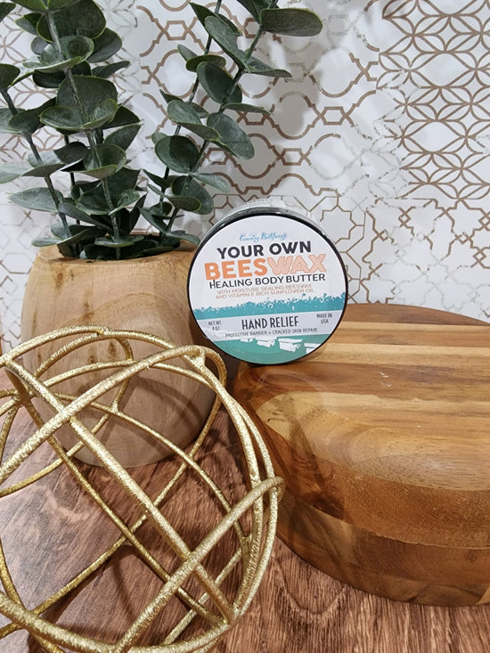 Your Own Beeswax Body Butter - Hand Relief