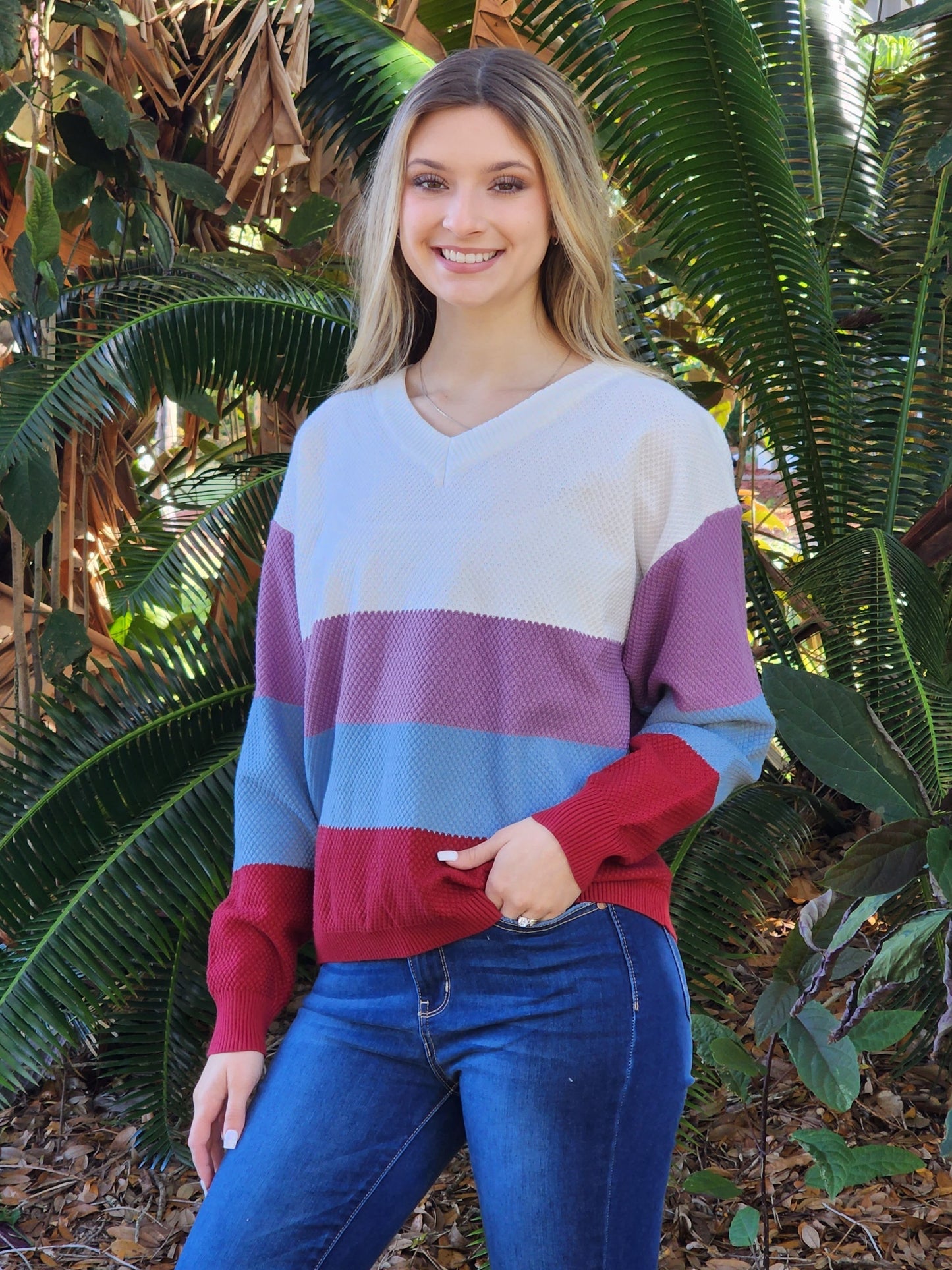 Load image into Gallery viewer, Wide Stripe Sweater
