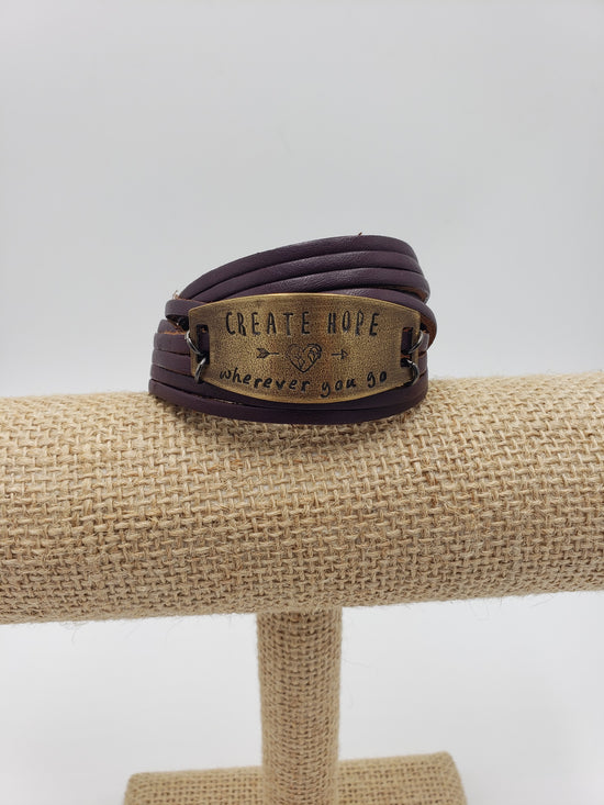 Load image into Gallery viewer, Create Hope Wherever You Go Bracelet
