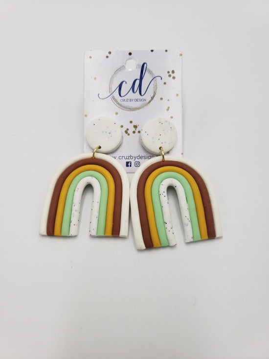 Load image into Gallery viewer, Rainbow Dangle Earrings
